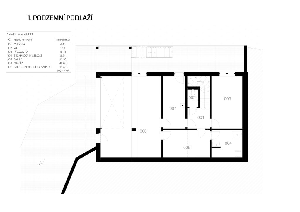 půdorys 1PP